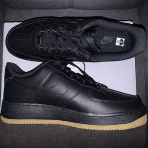 Nike Air force 1 size 11 brown/black-gum light brown